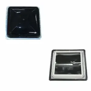 Roof Vent Heng's Industries 14" x 14" Manual Open With Screen and Smoke Lid 74111A-C