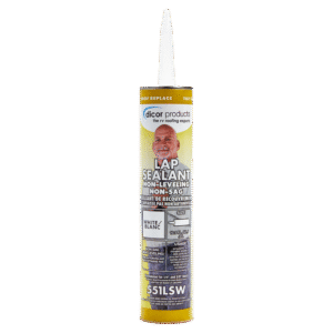 Lap Sealant Dicor Non-Sag - White 10.3 oz tube 551LSW-1